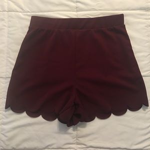 Scalloped Shorts